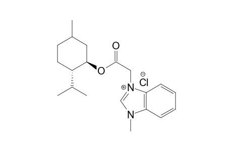 3-(2-(((1R,2S)-2-isopropyl-5-methylcyclohexyl)oxy)-2-oxoethyl)-1-methyl-1H-benzo[d]imidazol-3-ium chloride