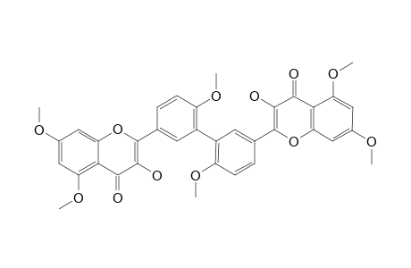 3,3''-Dihydroxy-',4''',5,5'',7,7''-hexamethoxy-3',3'''-biflavone