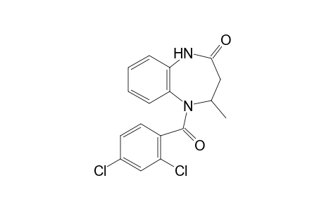 5-(2,4-Dichlorobenzoyl)-4-methyl-2,3,4,5-tetrahydro-1H-1,5-benzodiazepin-2-one
