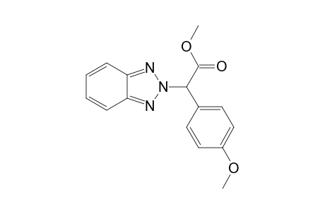 methyl 2-(2H-benzo[d][1,2,3]triazol-2-yl)-2-(4-methoxyphenyl)acetate