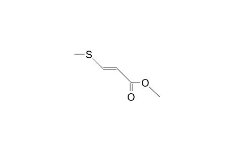(E)-3-Methylthio-2-propenoic acid, methyl ester