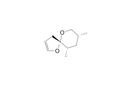 (5S*,8R*,10S*)-8,10-Dimethyl-1,6-dioxaaspiro[4.5]dec-2-ene