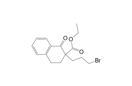 2-(3-bromopropyl)-1-keto-tetralin-2-carboxylic acid ethyl ester