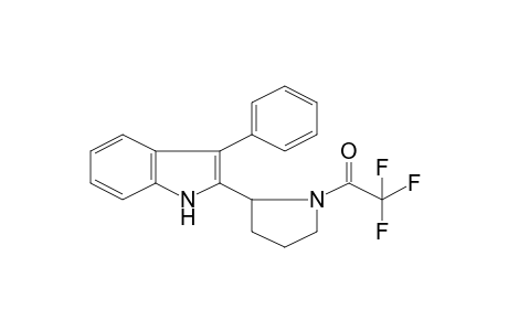 1H-Indole, 3-phenyl-2-(1'-trifluoroacetylpyrrolidin-2'-yl)-