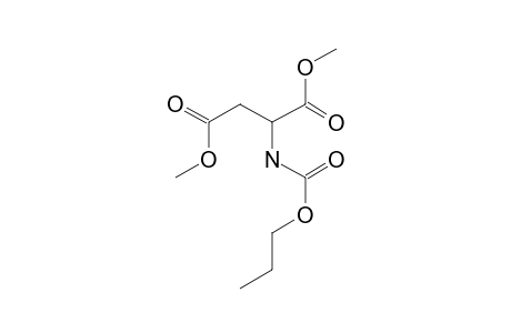 L-Aspartic acid, N-(N-propyloxycarbonyl)-, dimethyl ester