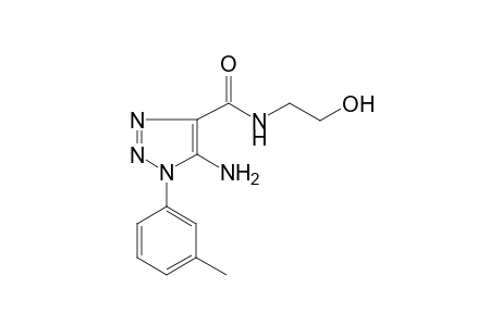 1H-1,2,3-triazole-4-carboxamide, 5-amino-N-(2-hydroxyethyl)-1-(3-methylphenyl)-