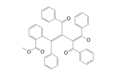 Benzoic acid, 2-(2,3-dibenzoyl-4-hydroxy-1,4-diphenyl-1,3-butadienyl)-, methyl ester, (Z,E)-