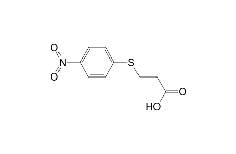 3-(4-Nitro-phenylsulfanyl)-propionic acid