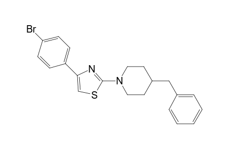 2-(4-benzyl-1-piperidyl)-4-(4-bromophenyl)thiazole