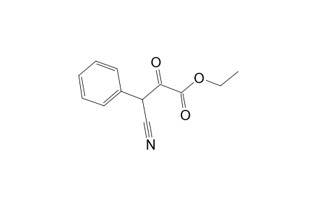 3-cyano-3-phenylpyruvic acid, ethyl ester