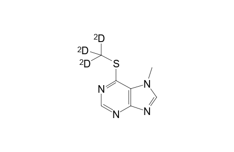 7-Methyl-6-D3-methylthiopurine