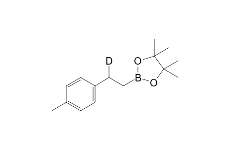 2-[2-deuterio-2-(p-tolyl)ethyl]-4,4,5,5-tetramethyl-1,3,2-dioxaborolane