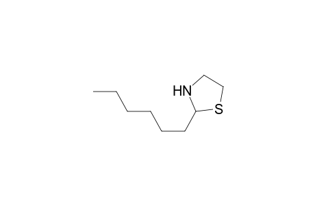 Thiazolidine, 2-hexyl-