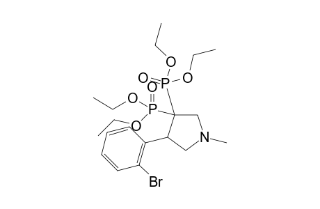 Tetraethyl 4-(2-bromophenyl)-1-methylpyrrolidine-3,3-diyldiphosphonate