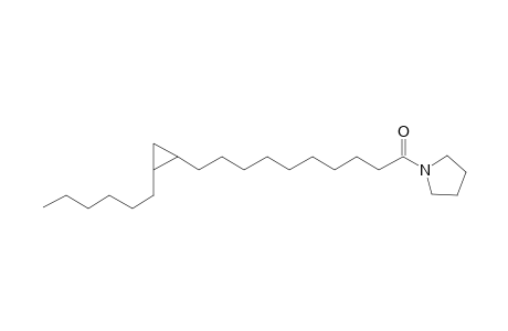 11,12-Methylene-octadecanoic acid, pyrrolidide