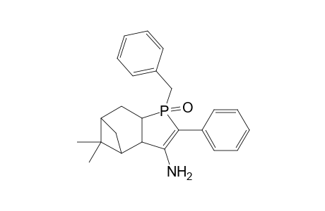 5-Benzyl-9,9-dimethyl-5-oxo-4-phenyl-5-phosphatricyclo[6.1.1.0(2,6)]dec-3-en-3-yl-amine