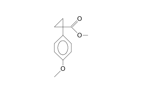 1-(p-methoxyphenyl)cyclopropanecarboxylic acid, methyl ester