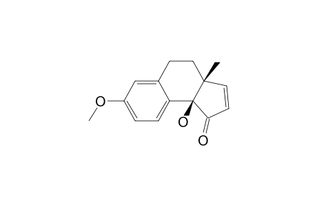 1H-Benz[e]inden-1-one, 3a,4,5,9b-tetrahydro-9b-hydroxy-7-methoxy-3a-methyl-, (3aR-cis)-