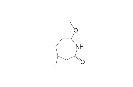 7-METHOXY-4,4-DIMETHYL-HEXAHYDROAZEPIN-2-ONE