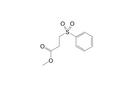 3-(phenylsulfonyl)propionic acid, methyl ester