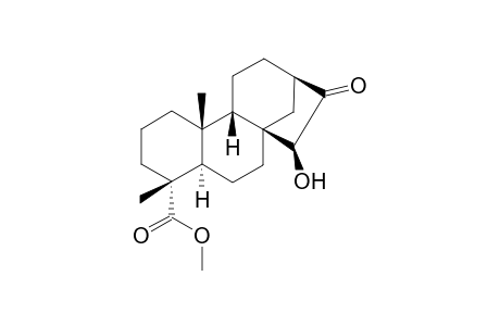 16-demethylene-16-hydroxy-17-oxokaurenic acid methyl ester dev.