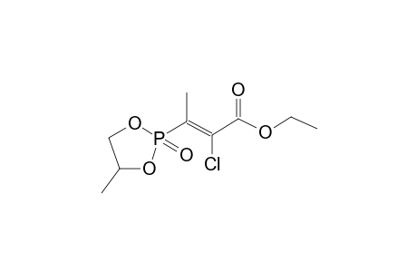 Ethyl (2Z)-2-chloro-3-(4-methyl-2-oxido-1,3,2-dioxaphospholan-2-yl)-2-butenoate