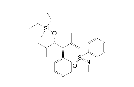 (1Z)-(3S,4S)-[2,5-Dimethyl-3-phenyl-4-(triethylsilyloxy)-1-hexenyl]-N-methyl-S-(phenylsulfoximine)