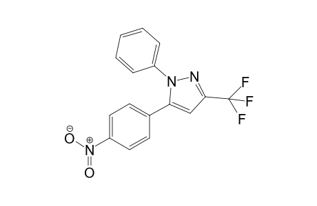 1-PHENYL-5-(PARA-NITROPHENYL)-3-TRIFLUOROMETHYL-PYRAZOLE