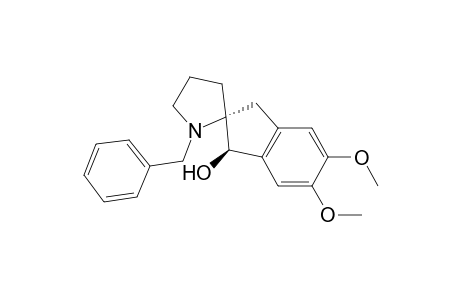 Spiro[2H-indene-2,2'-pyrrolidin]-1-ol, 1,3-dihydro-5,6-dimethoxy-1'-(phenylmethyl)-, trans-