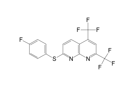 2,4-BIS(TRIFLUOROMETHYL)-7-[(p-FLUOROPHENYL)THIO]-1,8-NAPHTHYRIDINE
