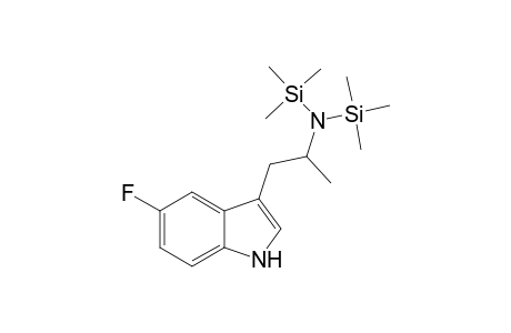 1-(5-fluoranyl-1H-indol-3-yl)-N,N-bis(trimethylsilyl)propan-2-amine