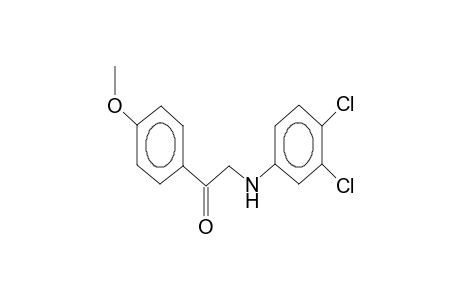 alpha-(3,4-Dichloroanilino)-4-methoxyacetophenone