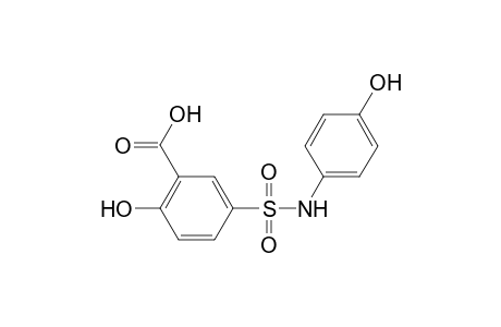 benzoic acid, 2-hydroxy-5-[[(4-hydroxyphenyl)amino]sulfonyl]-