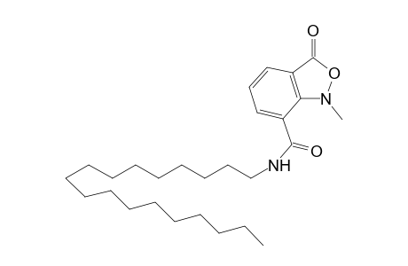 2,1-Benzisoxazole-7-carboxamide, 1,3-dihydro-1-methyl-N-octadecyl-3-oxo-