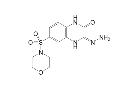 3-hydrazinyl-6-(morpholinosulfonyl)quinoxalin-2(1H)-one