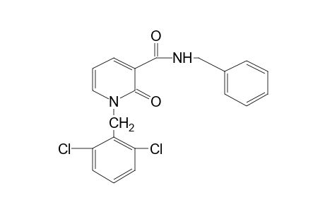 N-BENZYL-1-(2,6-DICHLOROBENZYL)-1,2-DIHYDRO-2-OXONICOTINAMIDE