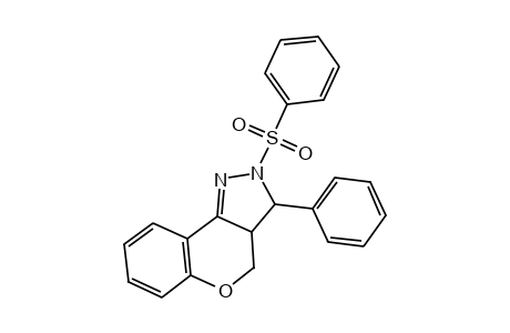 3-phenyl-2-(phenylsulfonyl)-2,3,3a,4-tetrahydro[1]benzopyrano[4,3-c]pyrazole