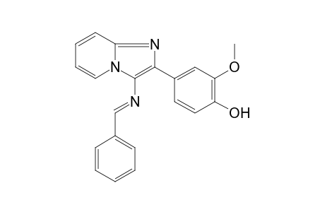 2-Methoxy-4-(3-{[(E)-phenylmethylidene]amino}imidazo[1,2-a]pyridin-2-yl)phenol