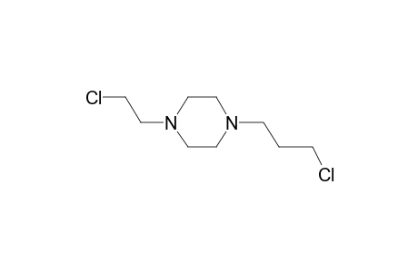 Piperazine, 1-[2-chloroethyl]-4-[3-chloropropyl]-