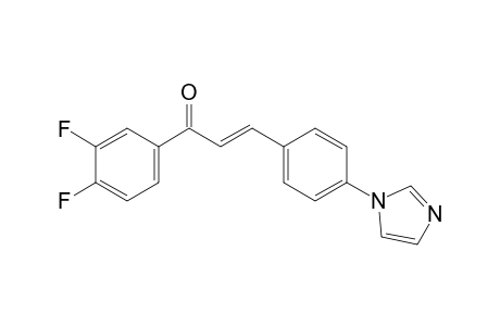 1-(3,4-Difluorophenyl)-3-[4-(1H-imidazol-1-yl)phenyl]prop-2-en-1-one