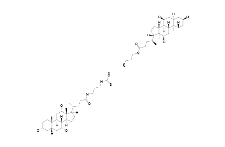 #2;N-(3-AMINOPROPYL)-3-ALPHA,7-ALPHA,12-ALPHA-TRIHYDROXY-5-BETA-CHOLAN-24-OYL-DITIHIOCARBAMATE-OF-N-(3-AMMONIUMPROPYL)-3-ALPHA,7-ALPHA,12-ALPHA-TRIHYDRO