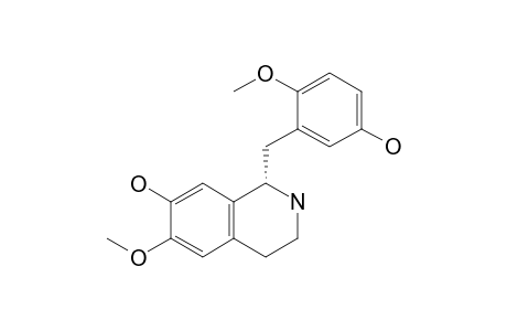 (S)-1-(5-Hydroxy-2-methoxybenzyl)-7-hydroxy-6-methoxy-1,2,3,4-tetrahydroisoquinoline