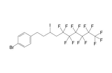 1-Bromo-4-(5,5,6,6,7,7,8,8,9,9,10,10,10-tridecafluoro-3-iododecyl)benzene