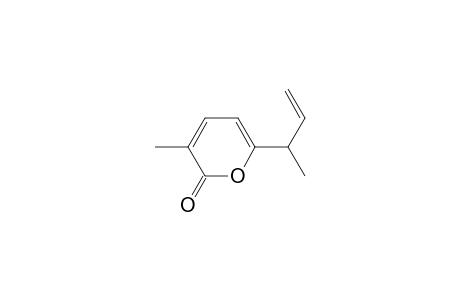 3-Methyl-6-(1-methylallyl)-.alpha.-pyrone