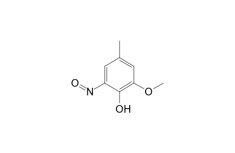 2-Methoxy-4-methyl-6-nitrosophenol