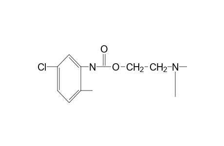 5-chloro-2-methylcarbanilic acid, 2-(dimethylamino)ethyl ester