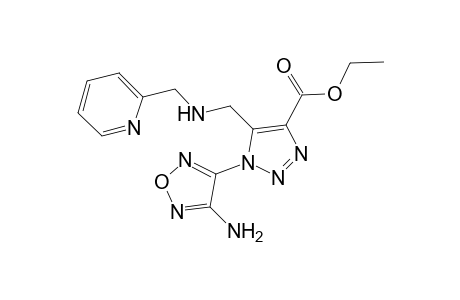 1H-[1,2,3]Triazole-4-carboxylic acid, 1-(4-aminofurazan-3-yl)-5-[[(pyridin-2-ylmethyl)amino]methyl]-, ethyl ester