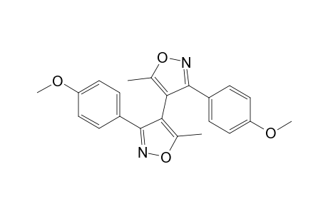 4,4'-Biisoxazole, 3,3'-bis(4-methoxyphenyl)-5,5'-dimethyl-