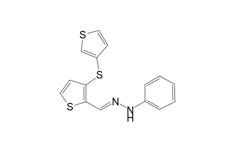 3-(3-Thienylsulfanyl)-2-thiophenecarbaldehyde phenylhydrazone