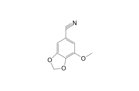 3-Methoxy-4,5-methylenedioxynitrile